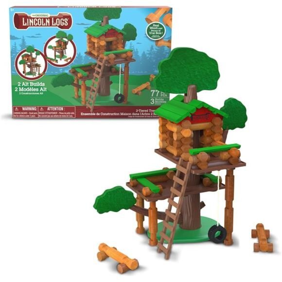 2 Tiered Tree House Building Set, Educational Toy, Gift for Kids, Girls and Boys - Picture 1 of 7